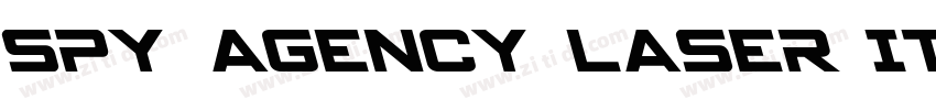 Spy Agency Laser Ita字体转换